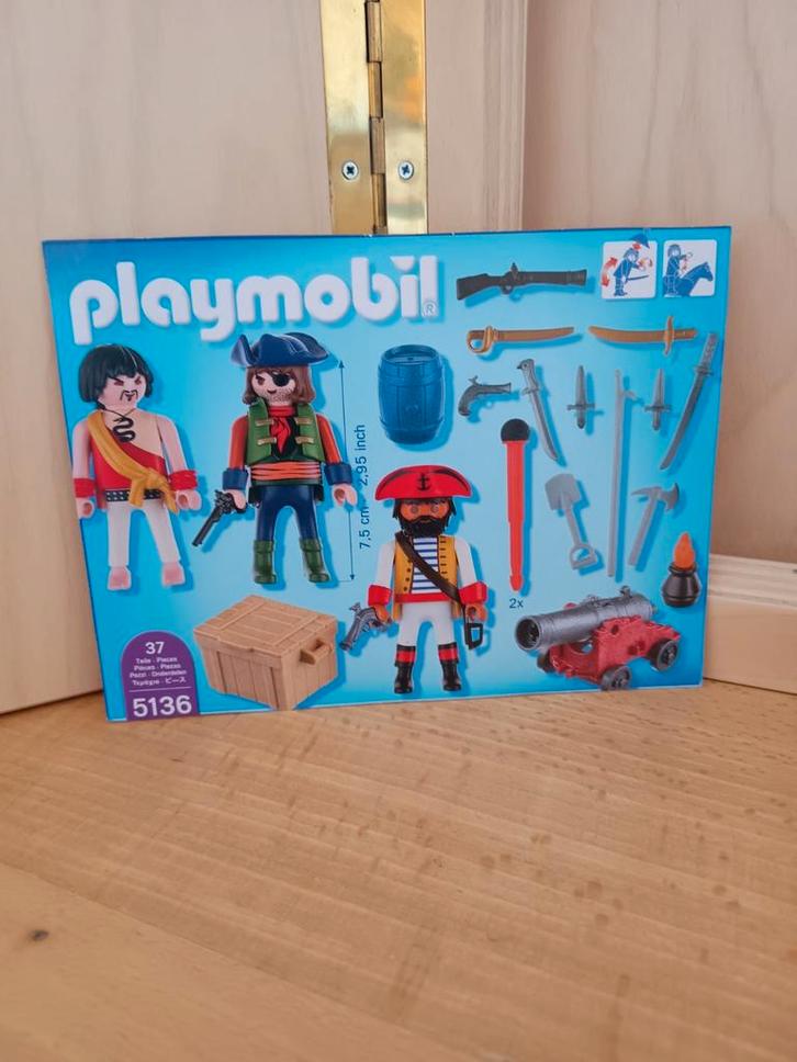Playmobil 5136 Piraten met wapens, leuk december cadeau, Kinderen en Baby's, Speelgoed | Playmobil, Zo goed als nieuw, Ophalen of Verzenden