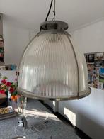 Twee Industriële Eikelenboom Refractor Lampen - Ø40cm, Ophalen of Verzenden, Gebruikt, Glas, Minder dan 50 cm