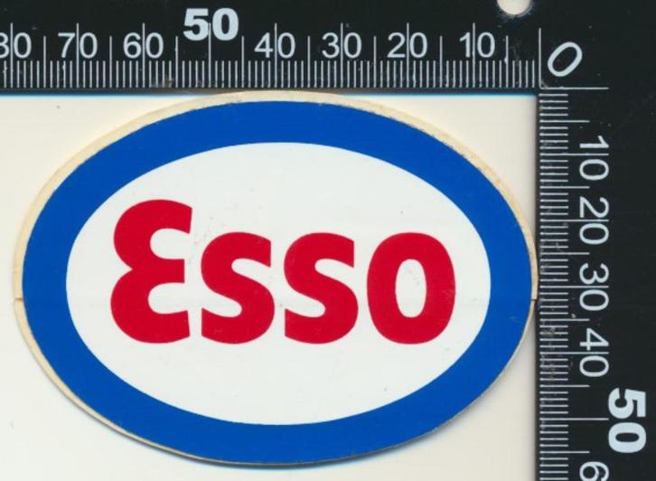 Sticker: Esso (7), Verzamelen, Stickers, Zo goed als nieuw, Bedrijf of Vereniging, Ophalen of Verzenden