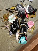 Photobooth Props - Bruiloft Thema, Ophalen, Gebruikt, Feestartikel, Geboorte of Huwelijk