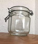 glazen pot - 8 kantig als vaas, Huis en Inrichting, Woonaccessoires | Vazen, Overige kleuren, Nieuw, Ophalen of Verzenden, Glas
