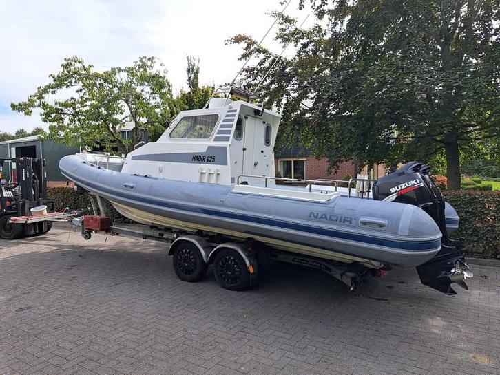 2006 Nadar G 25 Ribboot inclusief 2x 140 pk suzuki, Watersport en Boten, Rubberboten, Gebruikt, Overige merken, Overige brandstoffen