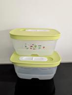 Tupperware vershoudbakjes, Fridge Smart 0,375 L/ 2 stuks, Ophalen of Verzenden, Zo goed als nieuw, Groen, Schaal