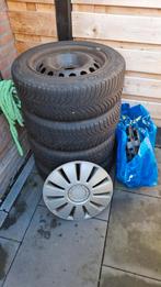 Set Michelin winterbanden op velgen citroen c4, Ophalen, Gebruikt, 16 inch, Winterbanden