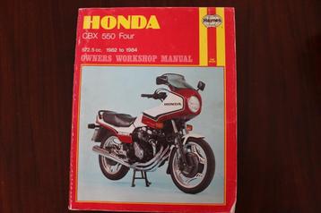 Honda CBX550 1982 - 1984 werkplaatsboek workshop manual cbx beschikbaar voor biedingen