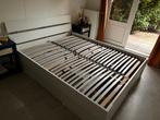 Tweepersoons bed 160x200, 4 opberglades + 2 lattenbodems, Huis en Inrichting, Ophalen, Gebruikt, Wit, Tweepersoons