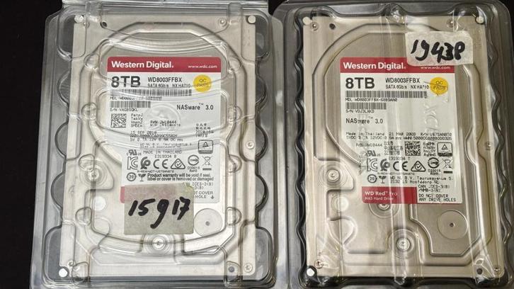 Diverse harde schijven voor Nas en PC, Computers en Software, Harde schijven, Zo goed als nieuw, Server, Intern, HDD, NAS, Ophalen of Verzenden