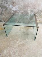 Galotti en Radice Italy glazen bijzettafel, Ophalen of Verzenden, Huis en Inrichting