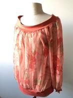 PRICCI luchtige zomer blouse wijde hals - S/M - new!, Nieuw, Oranje, Ophalen of Verzenden, Maat 36 (S)