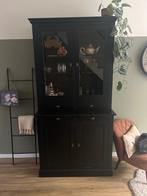 Buffetkast zwart, Huis en Inrichting, Kasten | Buffetkasten, Ophalen, Gebruikt, Overige materialen, 100 tot 150 cm