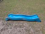 Blauwe glijbaan, Ophalen, Gebruikt, Glijbaan