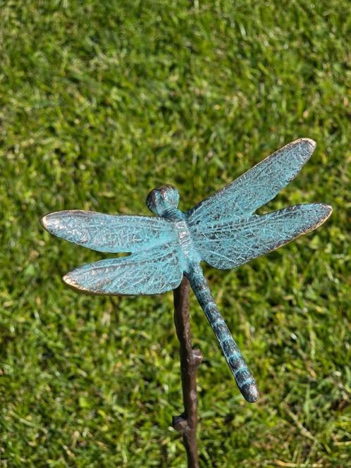 LIBELLE / tuinprikker / brons, Tuin en Terras, Tuinstekers, Nieuw, Ophalen of Verzenden