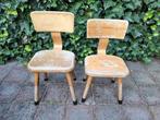 Houten kleuterstoeltjes, Kinderen en Baby's, Kinderkamer | Tafels en Stoelen, Ophalen, Gebruikt, Stoel(en)