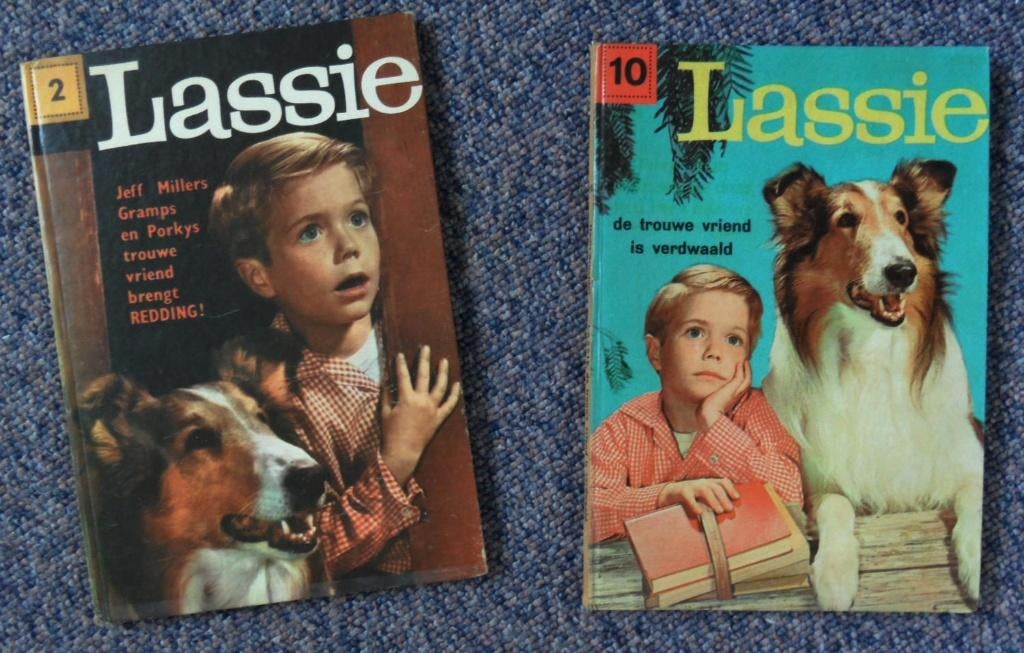 H. Arnoldus - Lassie, 2 boeken uit de Lassie-reeks 1960, Gelezen, Fictie algemeen, Henri Arnoldus, Ophalen of Verzenden