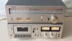 Sony tuner ST-11L en cassettedeck TC-188SD, Audio, Tv en Foto, Cassettedecks, Ophalen of Verzenden, Enkel, Sony, Tape counter