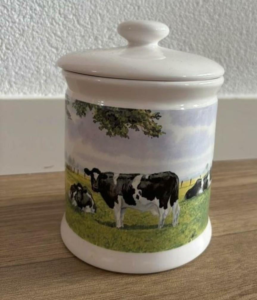 Wiebe van der Zee Voorraadpot Koeien - Nieuw!, Ophalen of Verzenden, Nieuw, Porselein, Overige stijlen