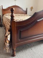 Mahoniehouten Bed, Huis en Inrichting, Ophalen, Eenpersoons, 140 cm, Zo goed als nieuw