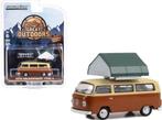 1978 VW Volkswagen bus T2 van Greenlight 1/64 met tent, Hobby en Vrije tijd, Modelauto's | Overige schalen, Nieuw, Greenlight