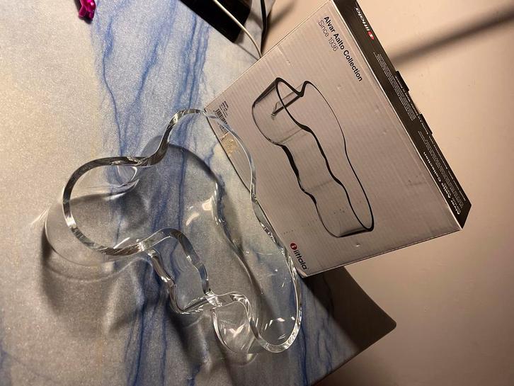 Alvar Aalto Bowl Malja iittala 19 x 5 cm clear Nieuw, Huis en Inrichting, Woonaccessoires | Schalen en Manden, Nieuw, Schaal, Overige vormen