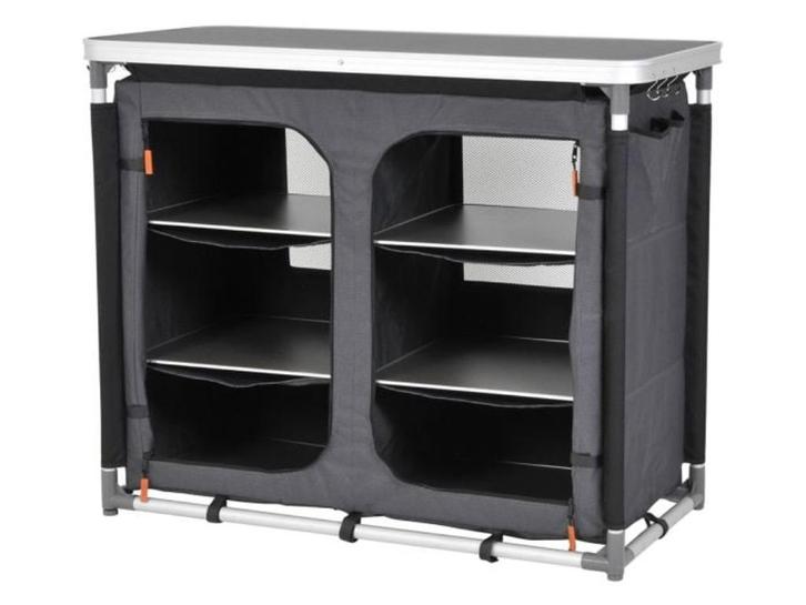 Obelink Toulon Luxe kast - Grey, Caravans en Kamperen, Kampeermeubelen, Zo goed als nieuw, Campingkast, Ophalen