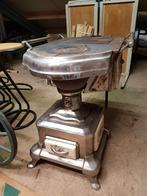 Plattebuis kachel., Huis en Inrichting, Kachels, Gebruikt, Houtkachel, Ophalen of Verzenden, Vrijstaand