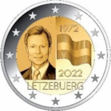 2 Euro Luxemburg 2022 UNC - 50 jaar Luxemburgse Vlag beschikbaar voor biedingen