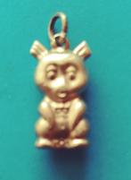 Kettinghanger/bedel zilver 835, model BEERTJE, Verzenden, Zo goed als nieuw, Zilver, Dier
