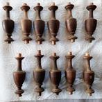 20 antieke, kleine eiken spindels / meubel balusters mini, Antiek en Kunst, Ophalen