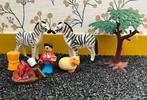 Zebra’s kampvuur graan boom schaap poppetje in 1 koop, Ophalen of Verzenden, Zo goed als nieuw, Jongen of Meisje