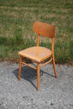 Houten TON stoel 1960 model 2, Huis en Inrichting, Stoelen, Ophalen, Gebruikt, Bruin, Vintage