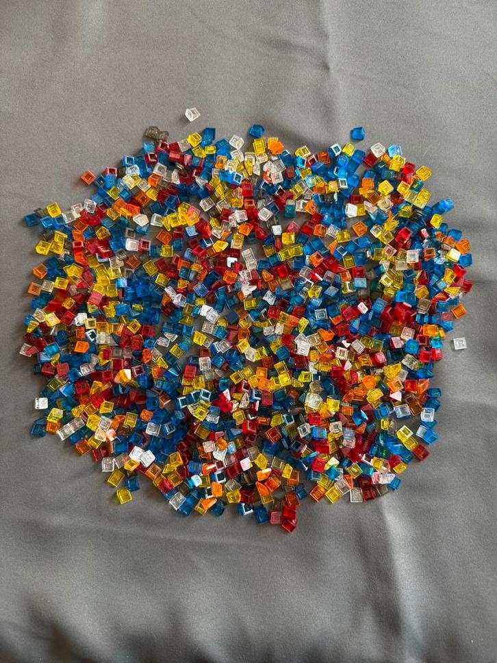Lego Slope 30 1x1x2/3 diverse transparante kleuren, Kinderen en Baby's, Speelgoed | Duplo en Lego, Gebruikt, Lego, Losse stenen