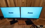 iiyama monitoren 24 inch, Computers en Software, Monitoren, IPS, Full HD, Ophalen of Verzenden, Zo goed als nieuw