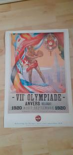 Vier grote vintage posters Olympische Spelen, samen €15,00!!, Verzamelen, Posters, Ophalen of Verzenden, Sport, A1 t/m A3, Rechthoekig Staand