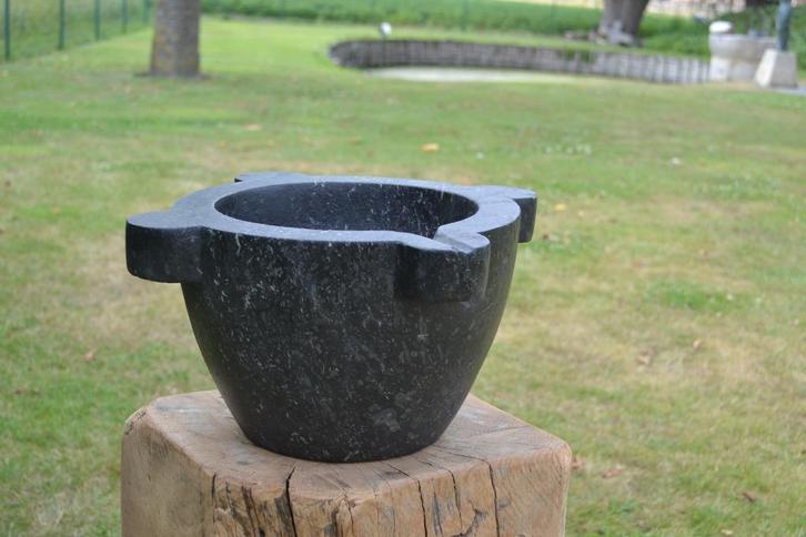 antieke mooie verzoete arduinen vijzel, Antiek en Kunst, Curiosa en Brocante, Ophalen