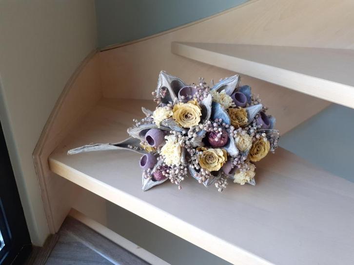 Bloemstuk - droogbloemen, Huis en Inrichting, Woonaccessoires | Droogbloemen, Ophalen of Verzenden