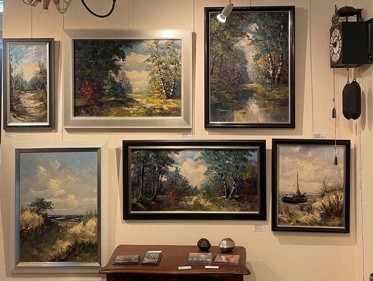 Reinders,een grote collectie nu t.e.a.b.inkrimping collectie, Antiek en Kunst, Kunst | Schilderijen | Klassiek, Ophalen of Verzenden
