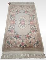 Handmade nieuw Aubusson tapijt beige roses 61x106cm, 100 tot 150 cm, ., Nieuw, Aubusson romantic China