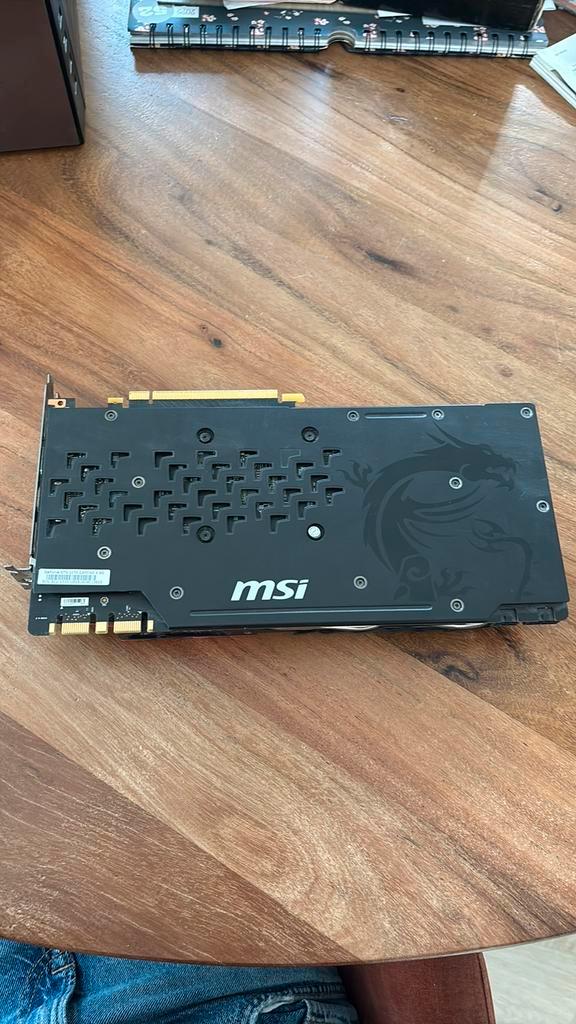MSI geforce GTX 1070 gaming X 8gb, Computers en Software, Videokaarten, Zo goed als nieuw, Nvidia, PCI, GDDR5, HDMI, DisplayPort