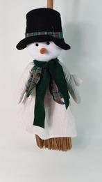 Decoratieve bezem, met sneeuwpop, winter, kerst. S32, Diversen, Ophalen of Verzenden, Gebruikt
