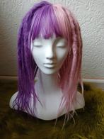 Paars roze split lolita kawaii dreadlock pruik, Ophalen of Verzenden, Nieuw, Pruik of Haarverlenging