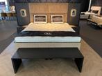Demo: Serta Maestro wood  incl. nachtkasten en bedbank, Beige, Ophalen of Verzenden, 180 cm, 200 cm