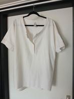 Witte Linnen Blouse - Miss Etam, Kleding | Dames, Wit, Maat 46/48 (XL) of groter, Ophalen of Verzenden, Zo goed als nieuw