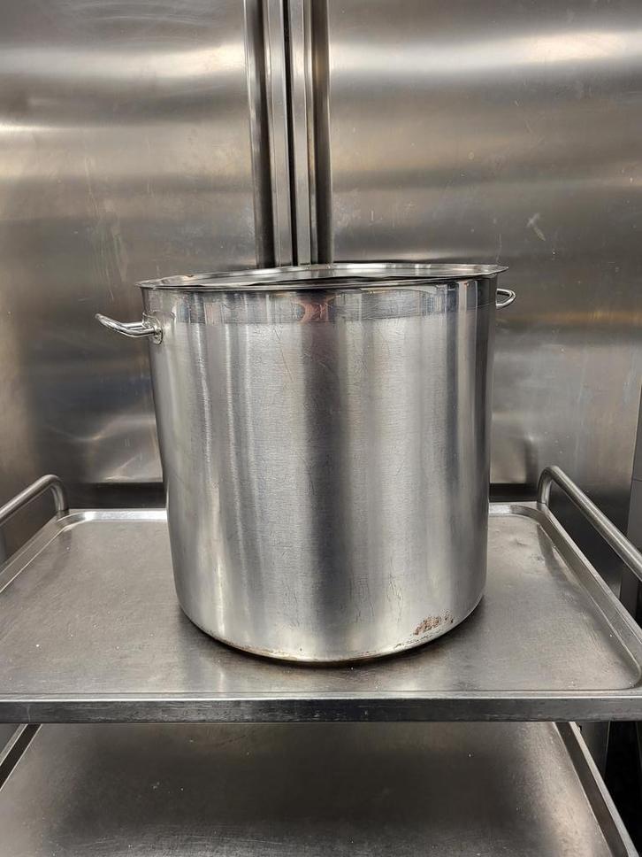 Grote kookpan (98 liter), Huis en Inrichting, Keuken | Potten en Pannen, Gebruikt, Kookpan of Snelkookpan, Rvs, Ophalen