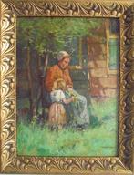 Willem Noordijk.1887-1970.Moeder met kind., Ophalen