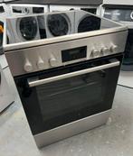 Nieuwe Bosch elektrisch RVS fornuis 3 fasen Perilex, 60 cm of meer, Zo goed als nieuw, Vrijstaand, 85 tot 90 cm