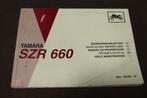 Yamaha SZR660 1995 motorcycle owner's manual  SRZ 660, Motoren, Handleidingen en Instructieboekjes, Ophalen of Verzenden, Yamaha