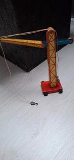Vintage Blikken Hijskraan Speelgoed, Ophalen of Verzenden