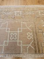 Handgeknoopt oosters tapijt 55x71, Huis en Inrichting, Info@SlatsAntiek.nl, 50 tot 100 cm, Crème, Perzisch