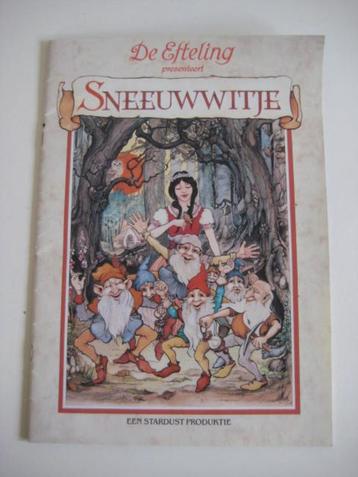 De Efteling programma boekje Sneeuwwitje Carré 1990 Stardust beschikbaar voor biedingen