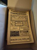 Oude kranten 'het leven', Ophalen, Gelezen, Krant
